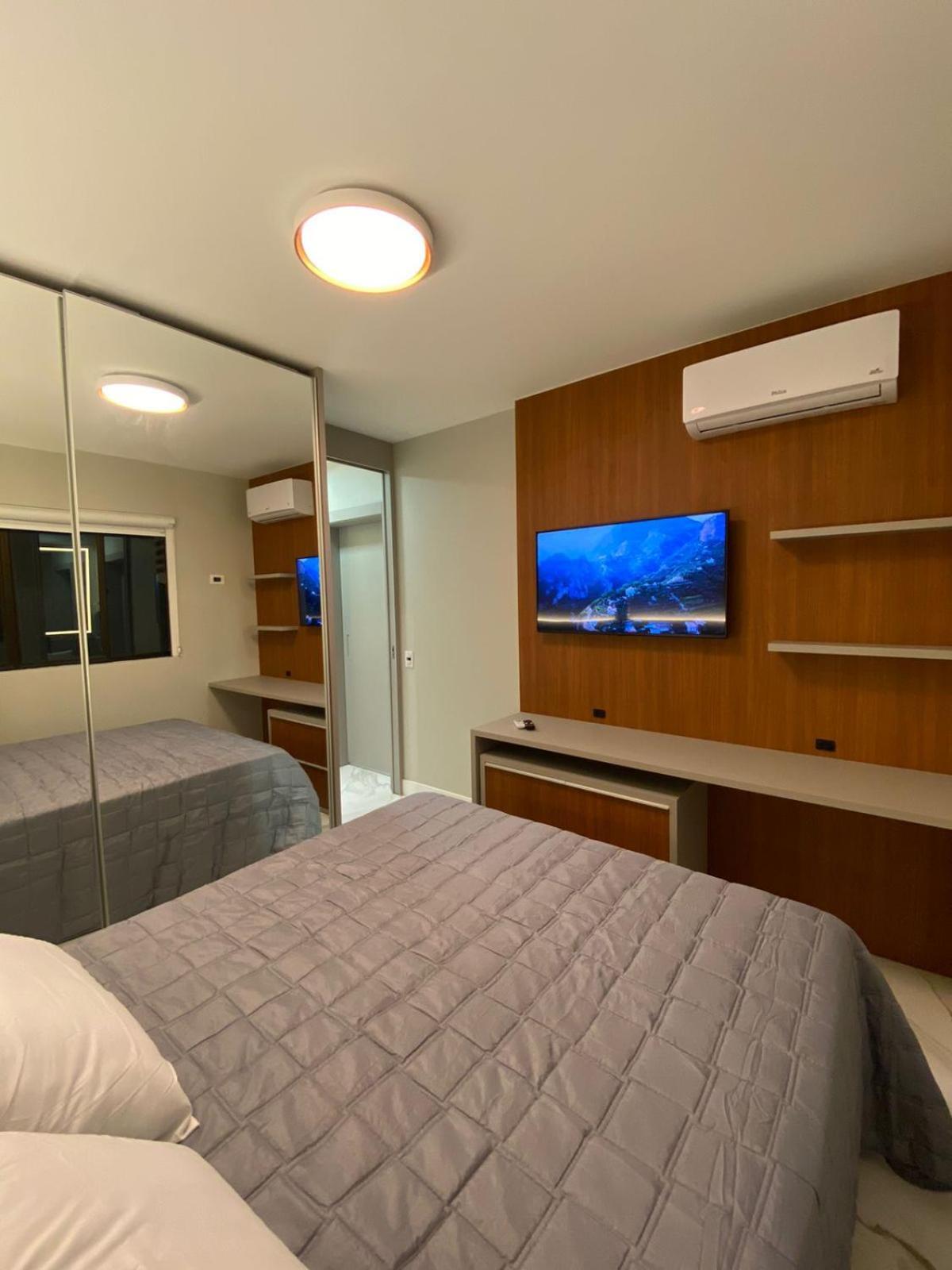 Excelente Ap Pe Na Areia Vista Mar Lejlighed Balneário Camboriú Værelse billede